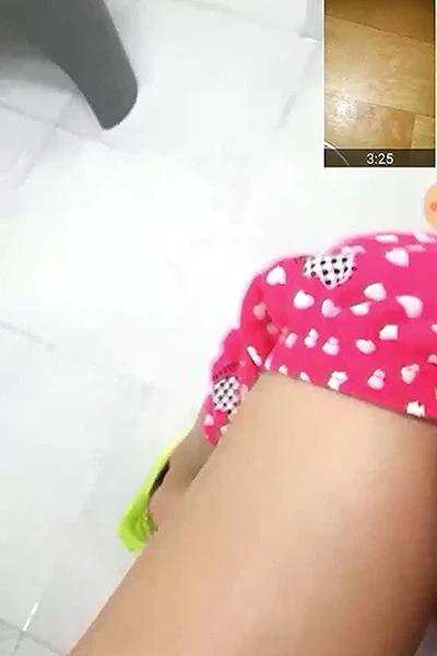 얼짱녀 영통자위 시키기